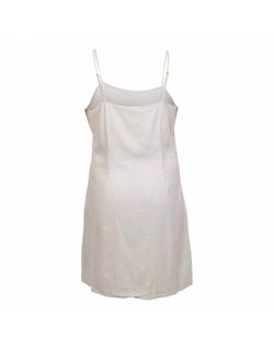 Vestido corto de tirante fino Only Silver Mink