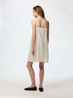 Vestido corto de tirante fino Pieces Birch