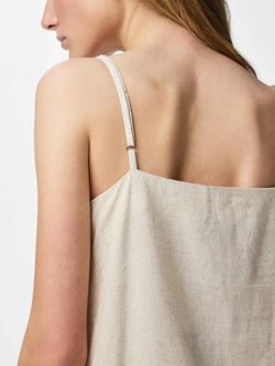 Vestido corto de tirante fino Pieces Birch
