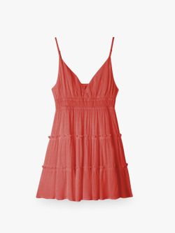 Vestido corto de tirantes Balmohk Fucsia