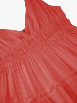 Vestido corto de tirantes Balmohk Fucsia