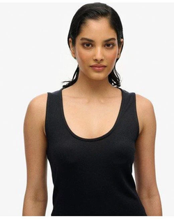 Vestido corto de tirantes Superdry Black