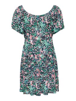 Vestido corto estampado flores multicolor Jdy Black
