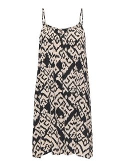 Vestido de tirantes con estampado geométrico Only Black
