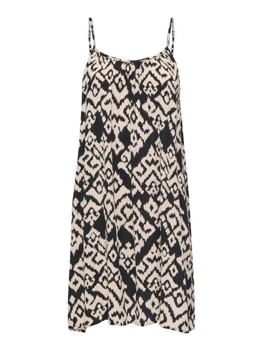 Vestido de tirantes con estampado geométrico Only Black