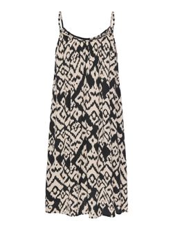 Vestido de tirantes con estampado geométrico Only Black