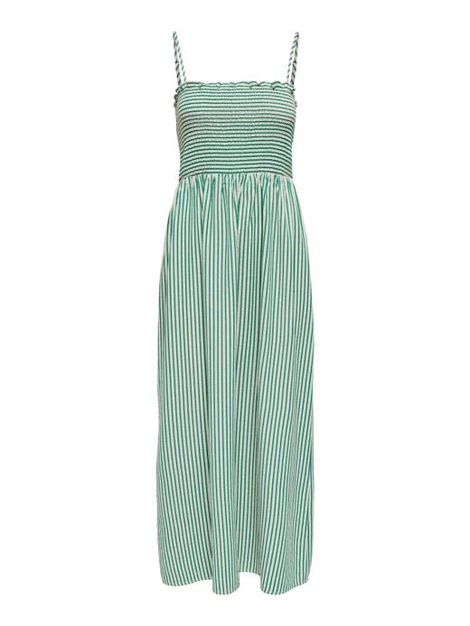Vestido de tirantes con rayas Only Green