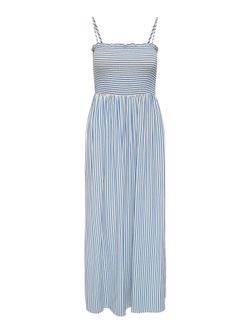 Vestido de tirantes con rayas Only String