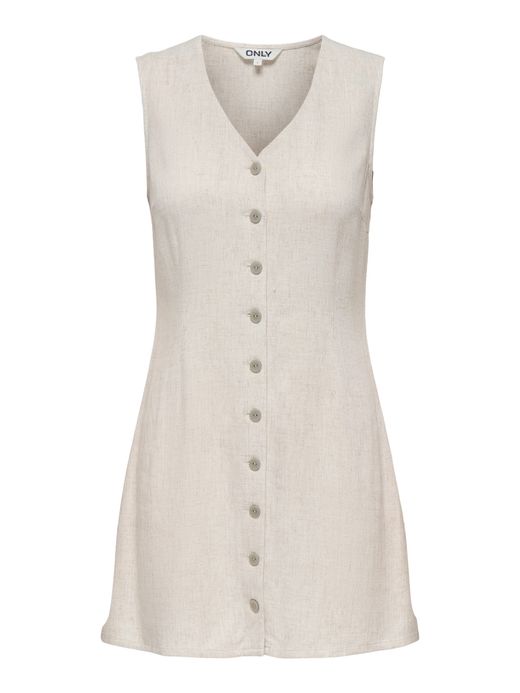 Vestido de tirantes corto abotonado Only Moonbean