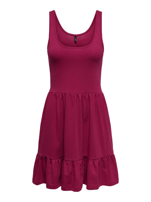 Vestido de tirantes liso Only Sangria
