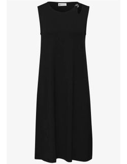 Vestido de tirantes liso Street One Black