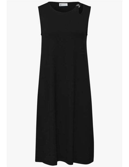 Vestido de tirantes liso Street One Black