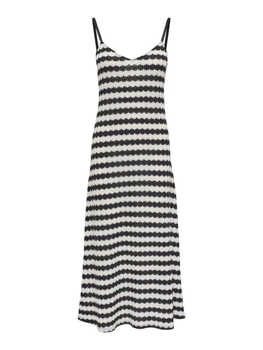 Vestido de tirantes rayas bicolor Only Black