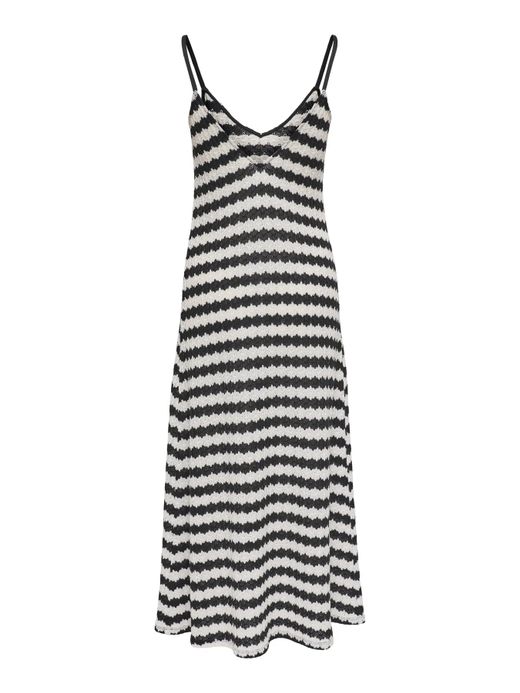 Vestido de tirantes rayas bicolor Only Black