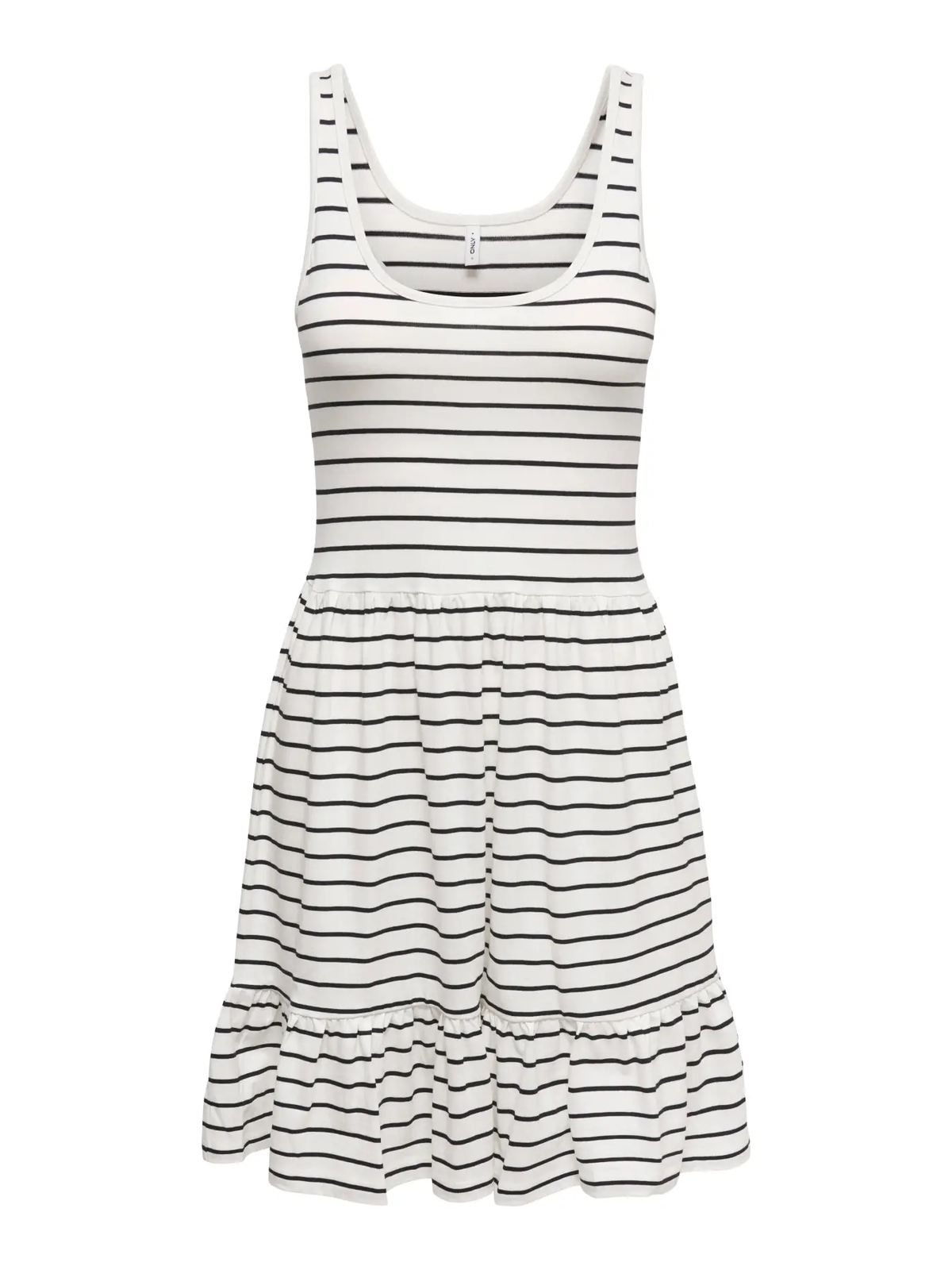 Vestido de tirantes rayas Only Cloud Dancer