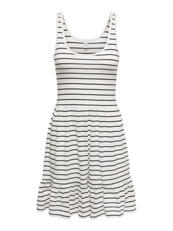 Vestido de tirantes rayas Only Cloud Dancer