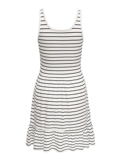 Vestido de tirantes rayas Only Cloud Dancer