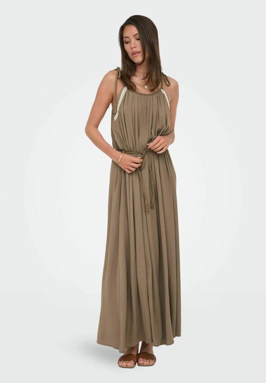 Vestido largo de tirantes Jdy Shitake