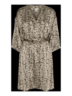 Vestido m. 3/4 estampado serpiente Vero Moda Birch