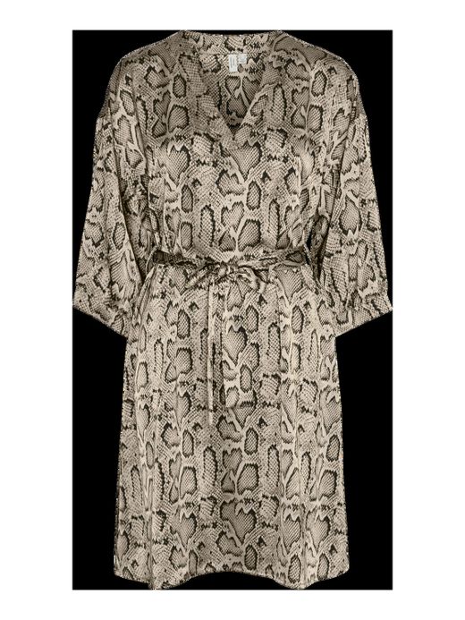Vestido m. 3/4 estampado serpiente Vero Moda Birch