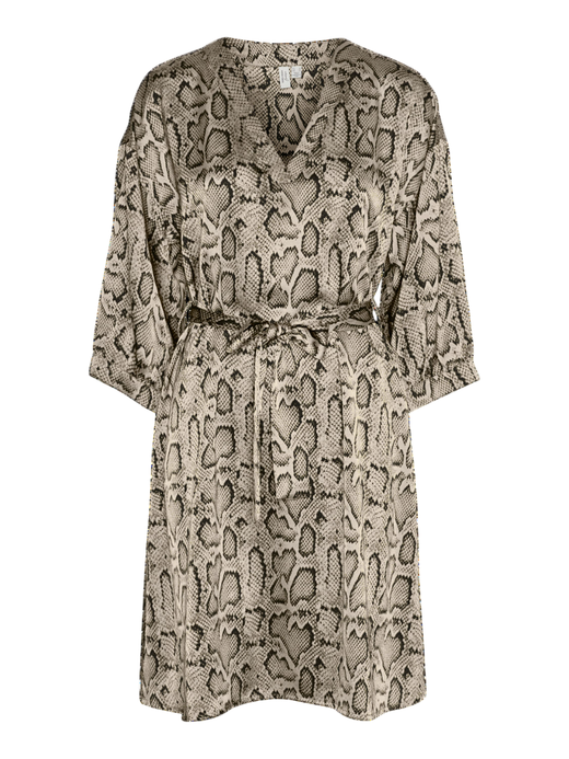 Vestido m. 3/4 estampado serpiente Vero Moda Birch
