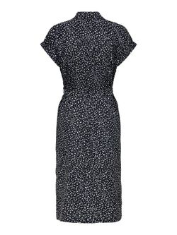 Vestido m/c con microdibujo abastracto Only Black