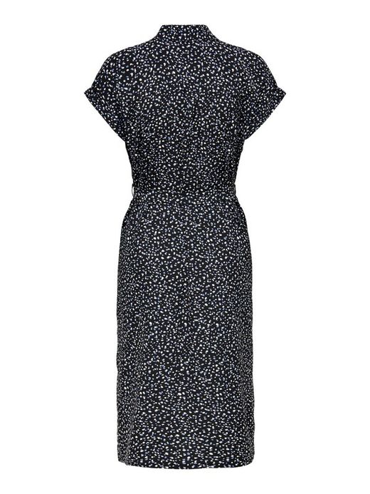 Vestido m/c con microdibujo abastracto Only Black