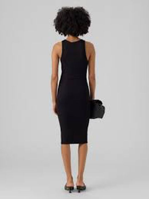 Vestido sin mangas canalé Vero Moda Black