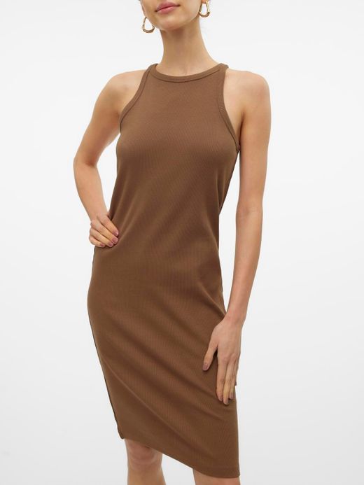 Vestido sin mangas canalé Vero Moda Cub