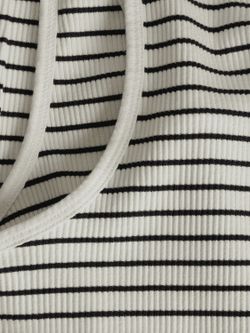 Vestido s/m canalé con rayas Jjxx Vanilla Ice