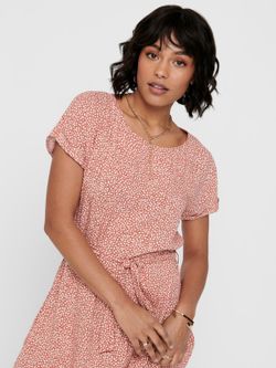 Vestido s/m con estampado floral pequeño Jdy Etherea