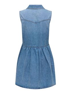 Vestido s/m corto tejano Only Medium Blue