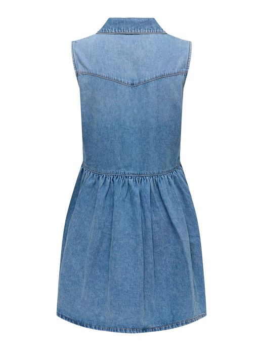 Vestido s/m corto tejano Only Medium Blue