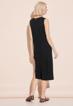 Vestido s/m liso Street One Dark Grey