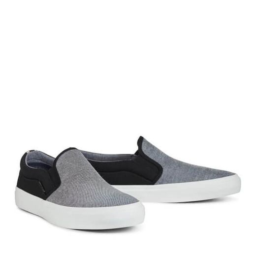 Sneaker slip-on combinata colore antracite Jack & Jones