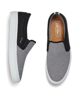 Sneaker slip-on combinata colore antracite Jack & Jones