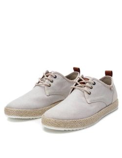 Zapato de cordones lona Xti Beige