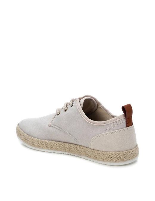 Zapato de cordones lona Xti Beige