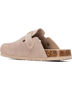 Zueco antelina con hebilla Xti Beige