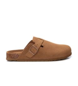 Zueco antelina con hebilla Xti Camel