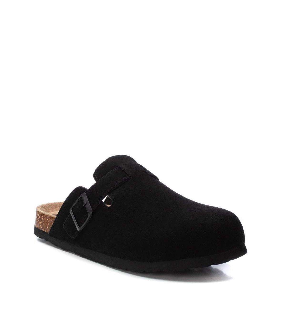 Zueco antelina con hebilla Xti Negro 35