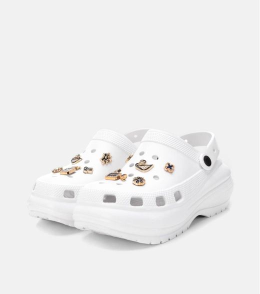 Zueco con plataforma & pins Xti Blanco