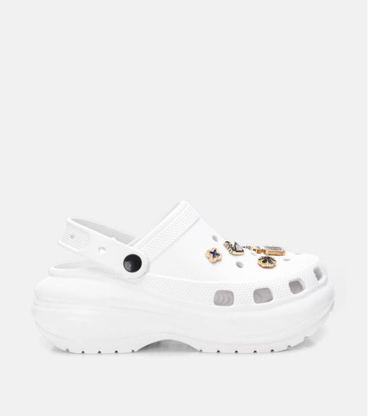 Zueco con plataforma & pins Xti Blanco