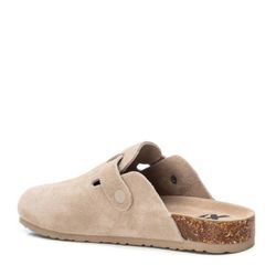 Zueco plano antelina Xti Beige